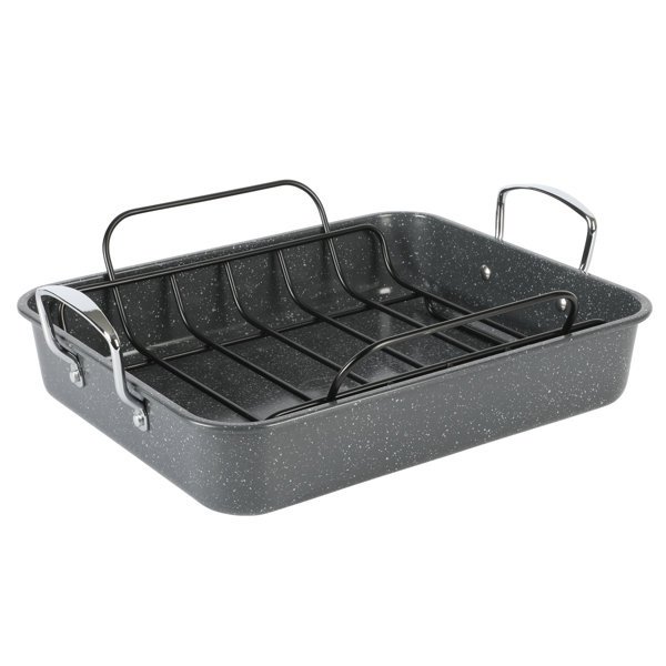 16.5'' Non-Stick Carbon Steel Roasting Pan Yes