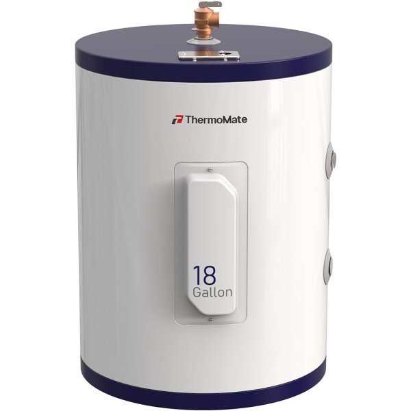 ThermoMate Tank Water Heater Electric, 18 Gallon Small Point of Use Residential
