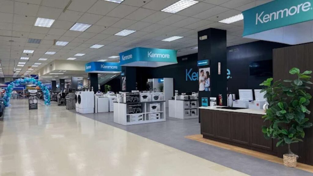Kenmore appliances retail display