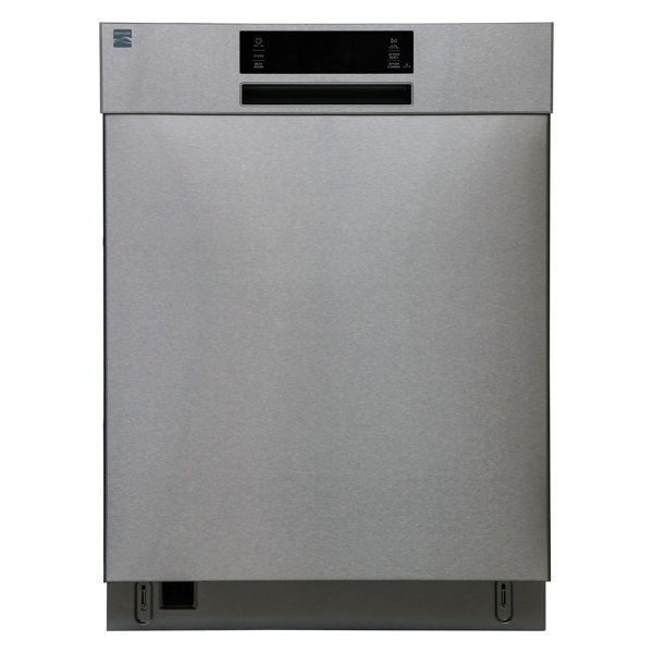Kenmore 24-Inch Built-In Dishwasher, Fingerprint-Resistant Stainless Steel, Ultrasash, Smartwash, Smartdry, Stainless Steel Tub, 14 Place Settings, Adjustable Rack