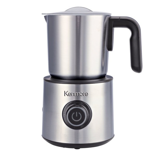 Kenmore 4-in-1 Automatic Milk Frother & Steamer 16oz Hot & Cold Foam