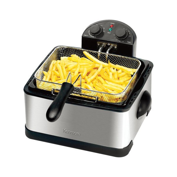 Kenmore 4 Liter Deep Fryer with 3 Frying Baskets