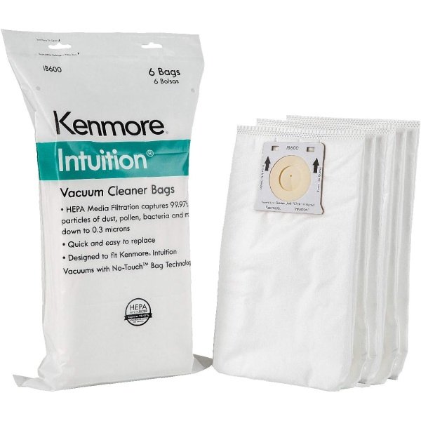Kenmore IB600 HEPA Replacement Intuition Upright Vacuum Cleaner Bags for BU4022,