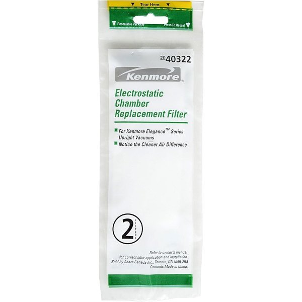 Kenmore 40322 & 86884 Electrostatic Chamber Vacuum Filter. Genuine Kenmore