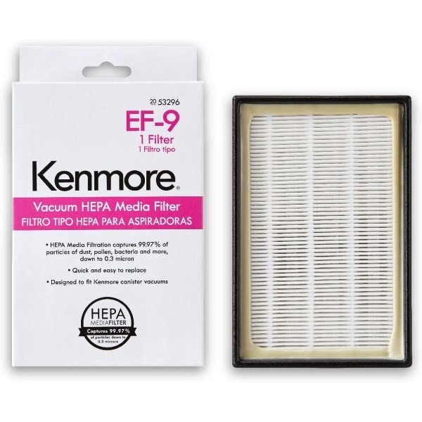 Kenmore 53296 HEPA Media Vacuum Exhaust Filter, EF-9