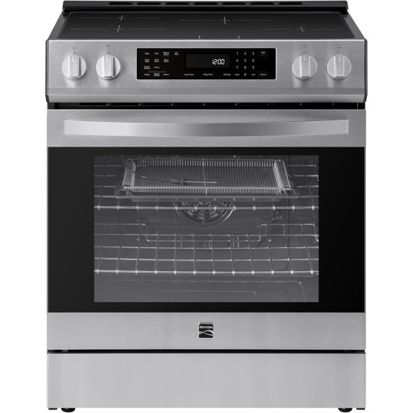 Kenmore 2296853 5.6 cu. ft. Front Control Electric Induction Range Oven - 4 Dual