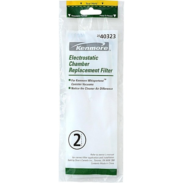 Kenmore 40323 & 86885 Electrostatic Chamber Vacuum Filter. Genuine Kenmore